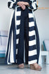 BLACK/WHITE JACKET SET
